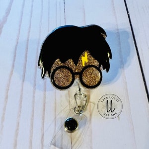 Boy Wizard Badge Reel | Retractable Badge Reel| Medical Id Holder