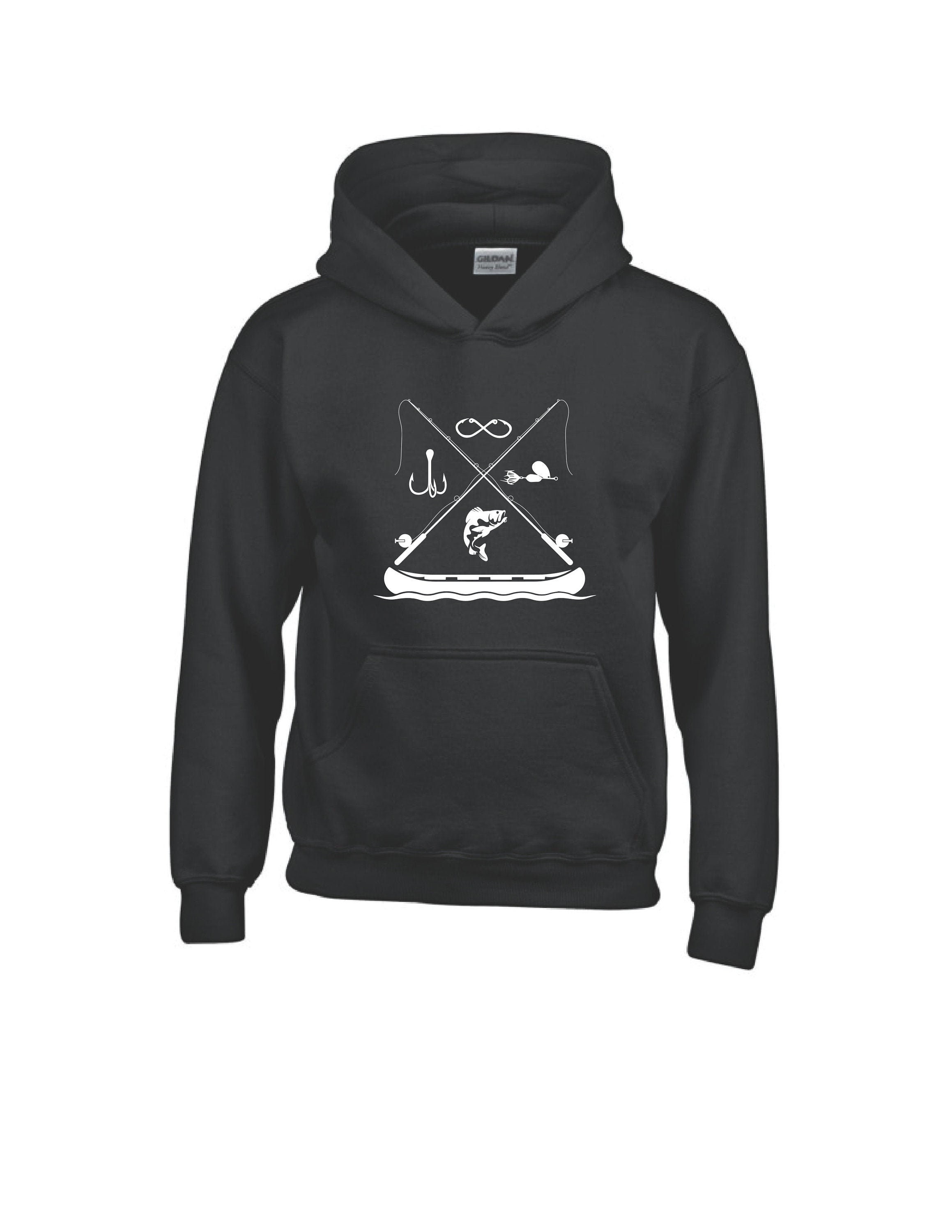 Custom Fishing hoodie fishing pole hoodie fishing Etsy