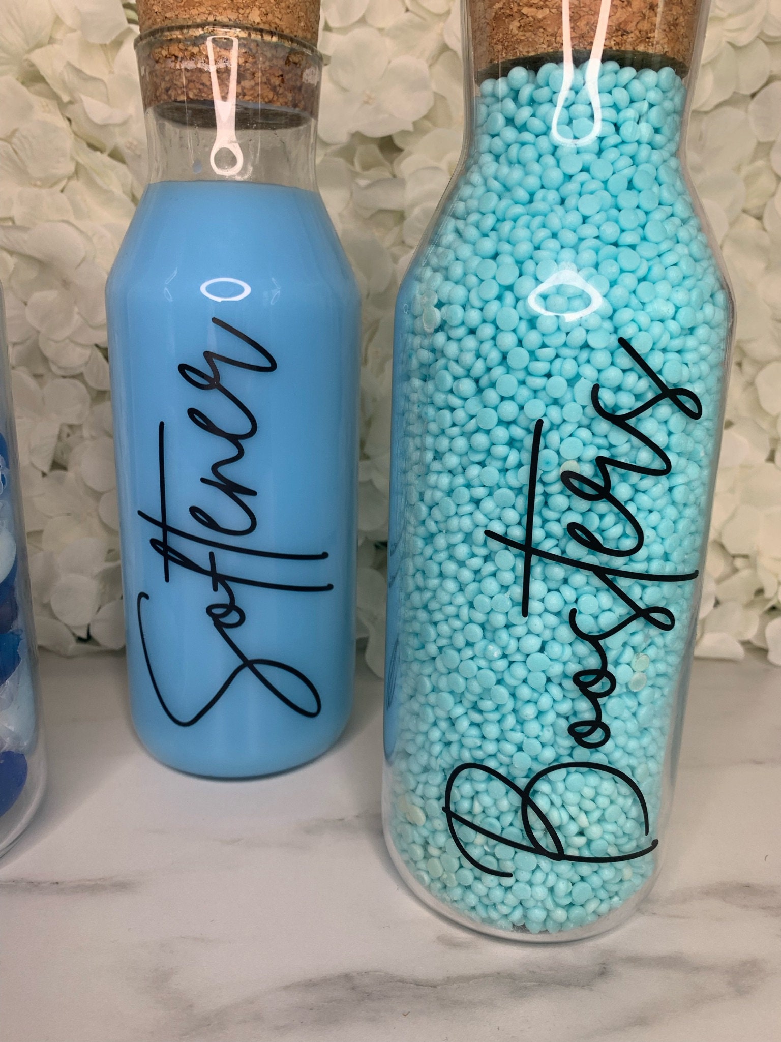 Laundry washing jars personalised bottles for detergent Etsy