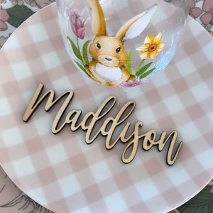 Laser cut name place cards for Weddings / Wooden Name Tags / Wedding Place Cards / Wedding Decorations / Wooden Place Names
