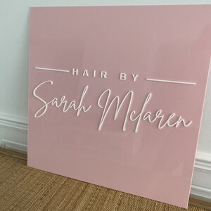 600mm Acrylic Business Signage | 3D Door Wall Sign, Custom Logo Acrylic Business Signage, Office Storefront, Wall Hanging Business Office