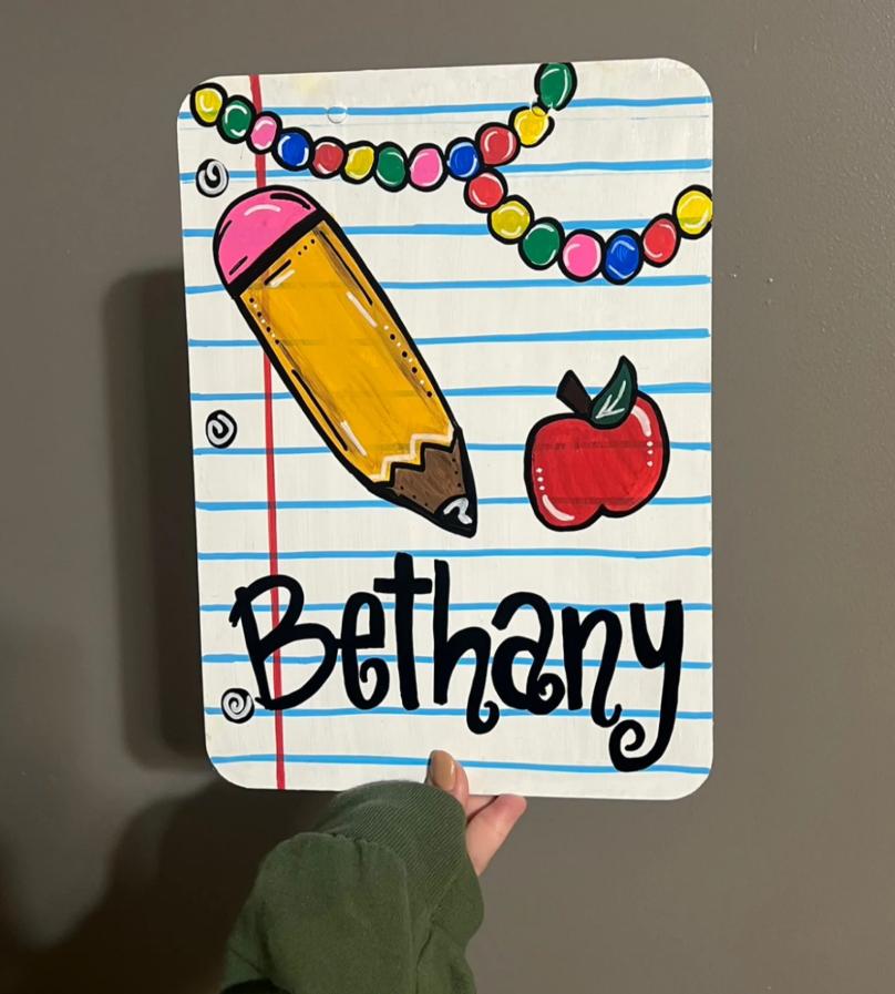 presse-papiers peint | Papier pour cahier| Enseignant