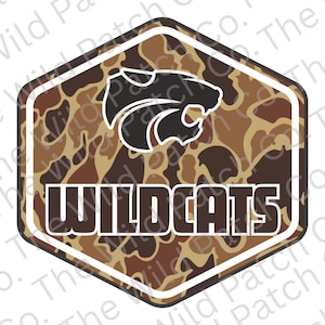 Custom Camo mascot PNG- brown
