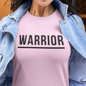 Warrior T-Shirt - Cancer Survivor, Gift for Her, Gift for Him