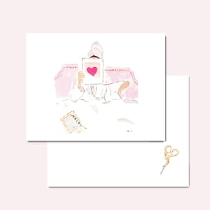 Cartes de correspondance personnalisées : à broder au lit, à l'aiguille