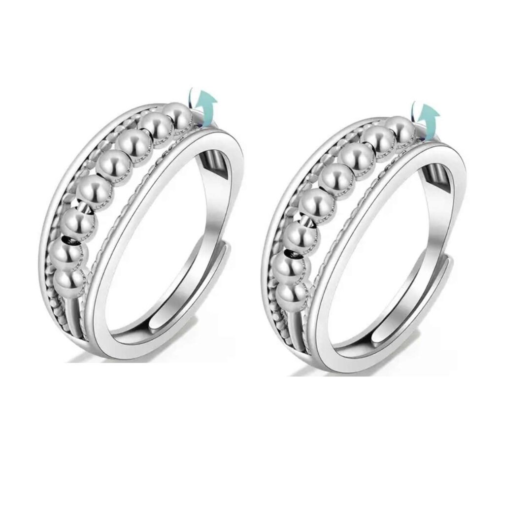 Bague Femme En Acier Inoxydable Doré - Taille Réglable - Neuf Avec étiquettes