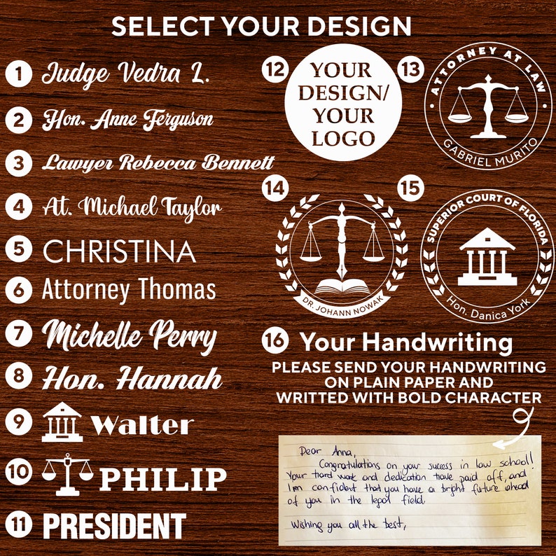 Personalized Judge's Gavel and Sound Block Custom Etsy