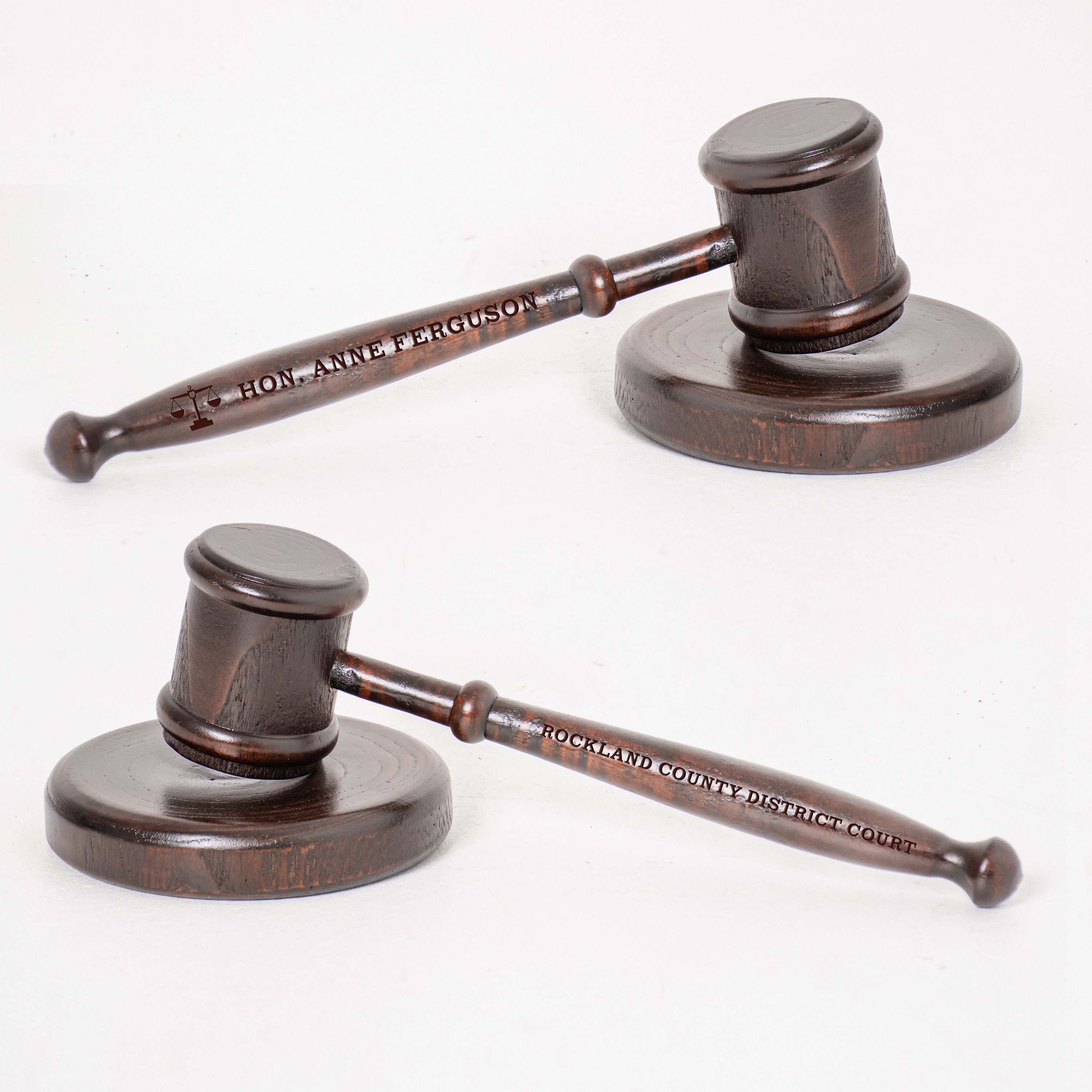 Personalized Judge's Gavel and Sound Block Custom Etsy