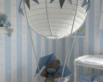Hot Air Balloon Light shade / Nursery Decoration, Toy included