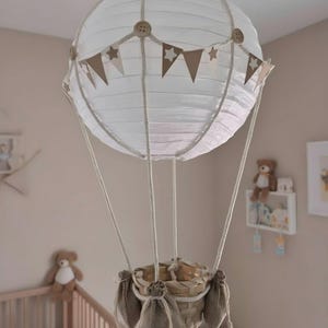 Hot Air Balloon Light shade, Decoration. Made to order, Toy Not Included