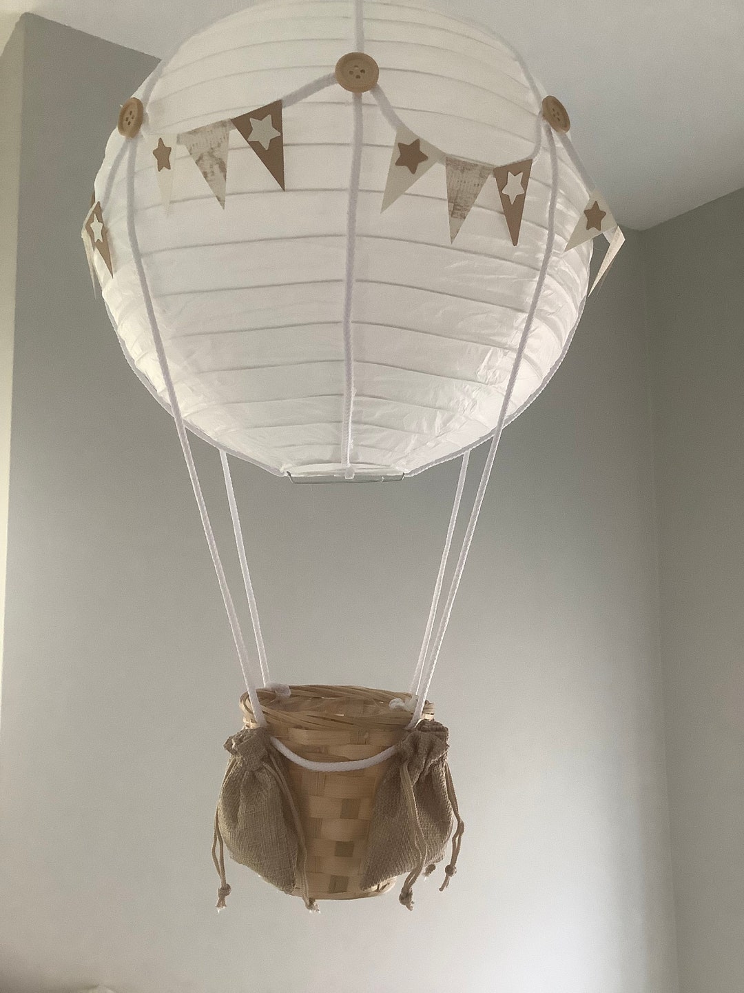 Hot Air Balloon Light Shade, Decoration Etsy UK