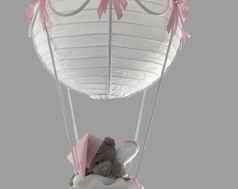 Hot air balloon light shade, decoration, nursery, playroom, Toy included