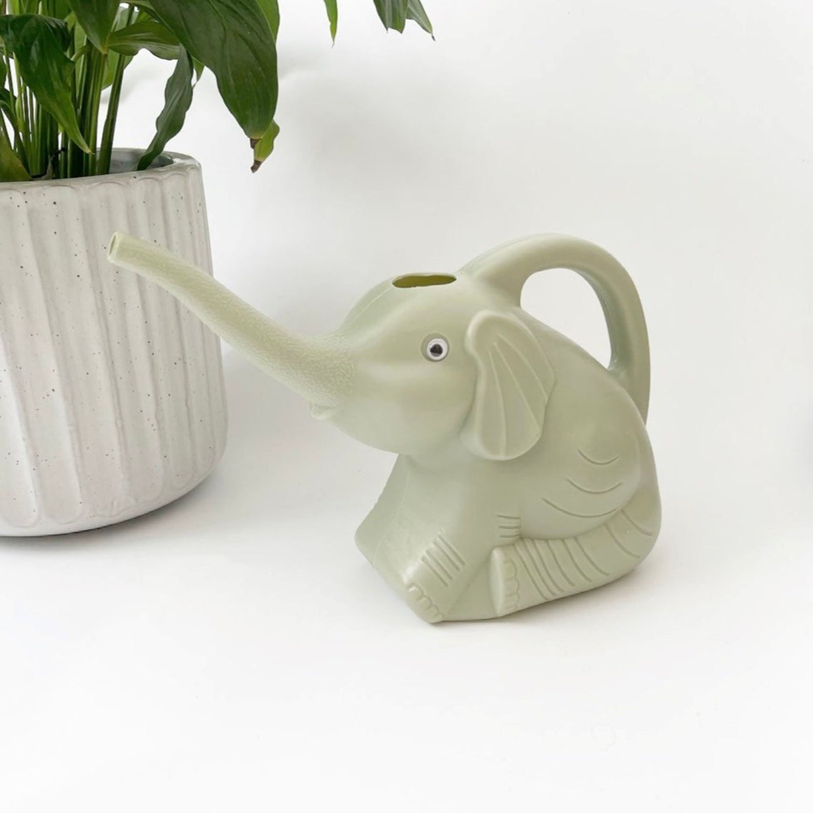 Adorable Outdoor Elephant Watering Can Lawn Gardening Plant Etsy