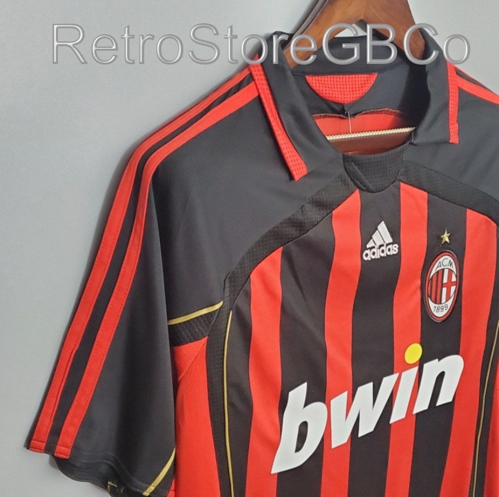 Retro AC Milan Jersey Kaka 22 Etsy
