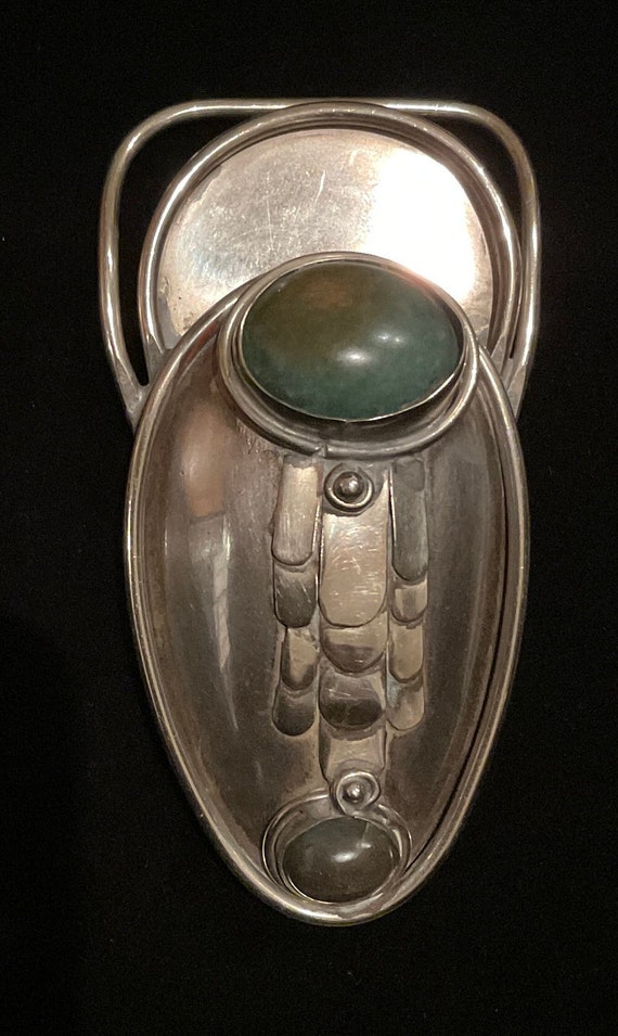 Arts and Craft, Modernist Buckle, Scarab Style Buc