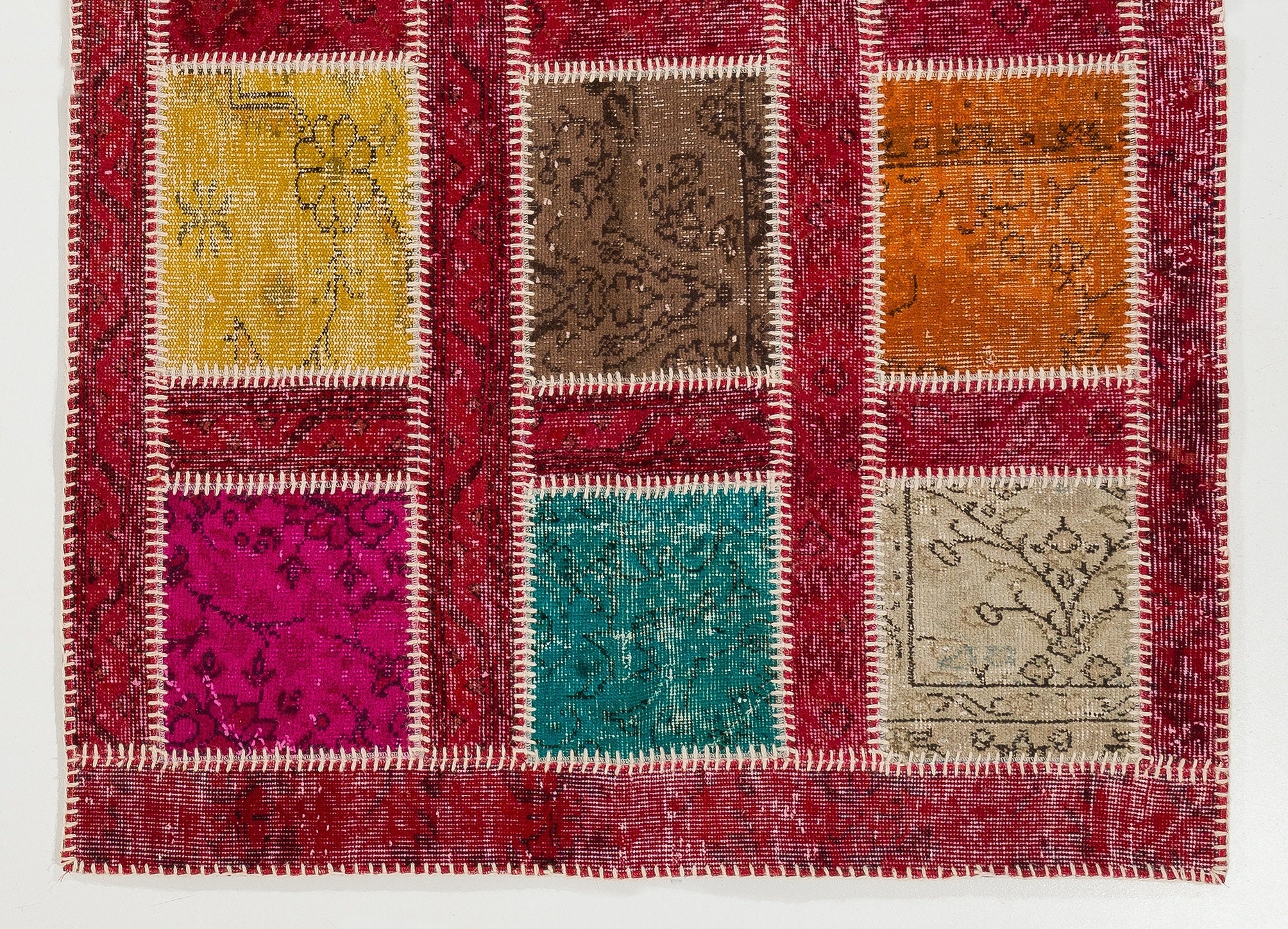 52.5×185.5 Patchwork ViNTAGE TURKiSH RUG 52.5×185.5 Patchwork ViNTAGE TURKiSH RUG Turkish Patchwork