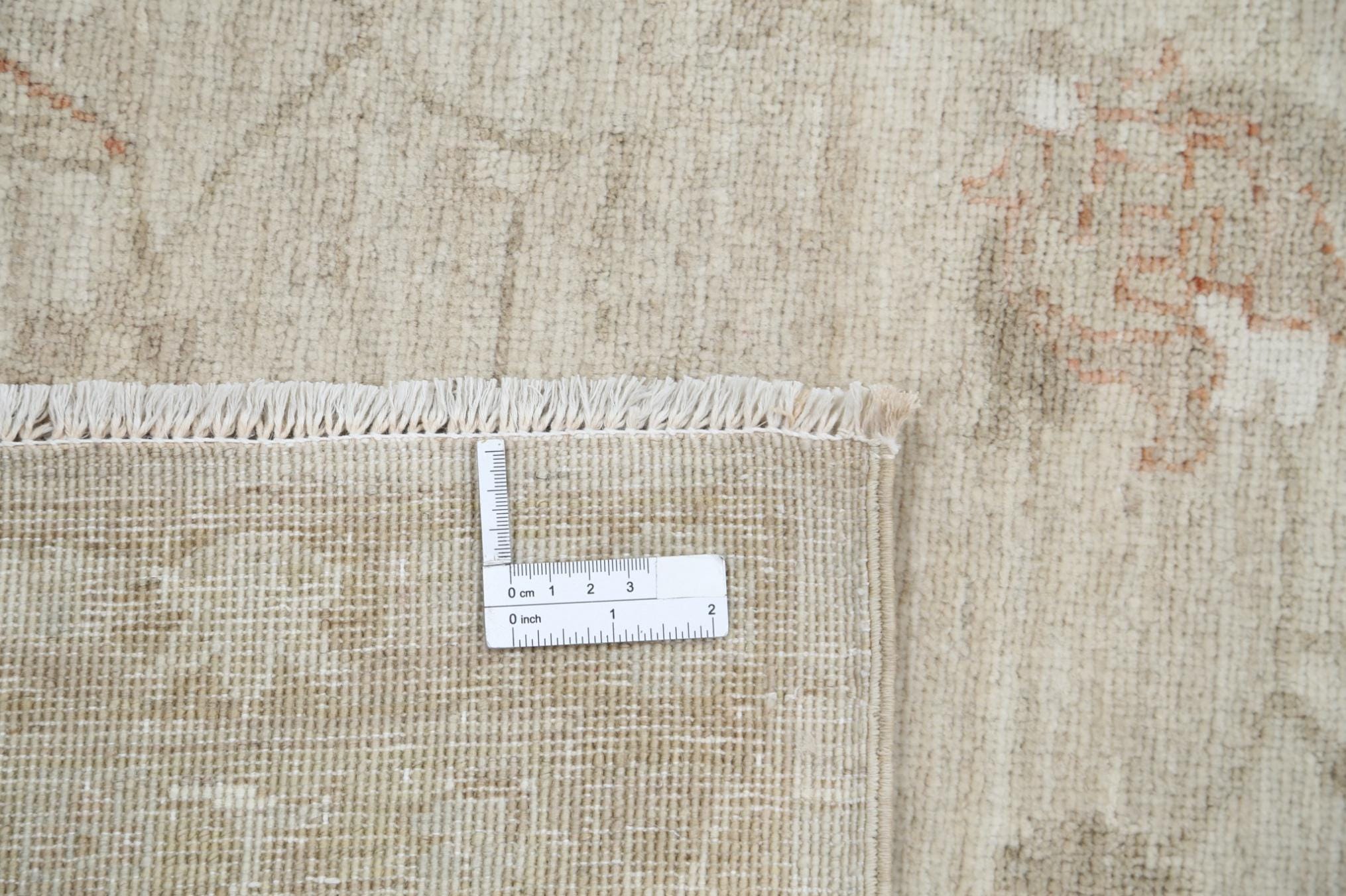 8x9 Rug 8x9.5 Ft Hand Knotted Beige Large Area Rug for Dining Room and Bedroom ...