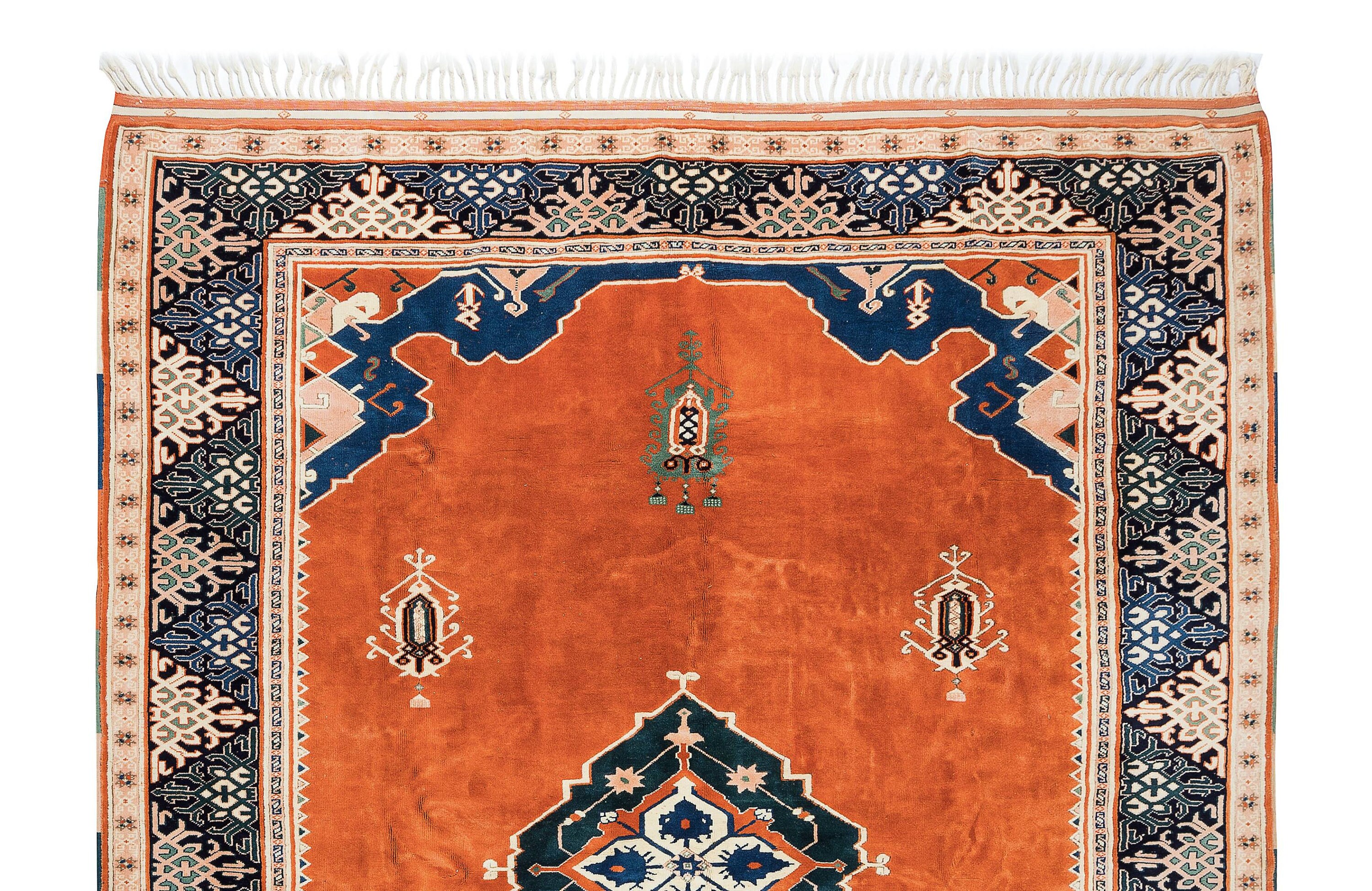 専用になりました　113×204 ViNTAGE TURKiSH RUG Large Unique Turkish Rug Made of Natural Wool, Hand Knotted
