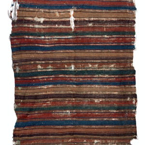 4.5x6 Ft Antique Anatolian Kilim Fragment, 18th Century. BD913