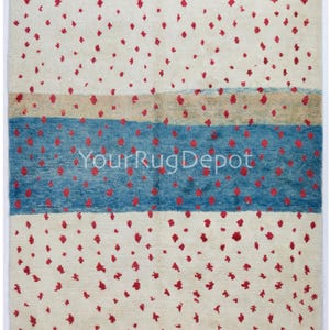 Contemporary Handmade Beni Ourain Style Rug. 100% Wool. Moroccan Tulu Carpet. Custom Options Available. BTD23