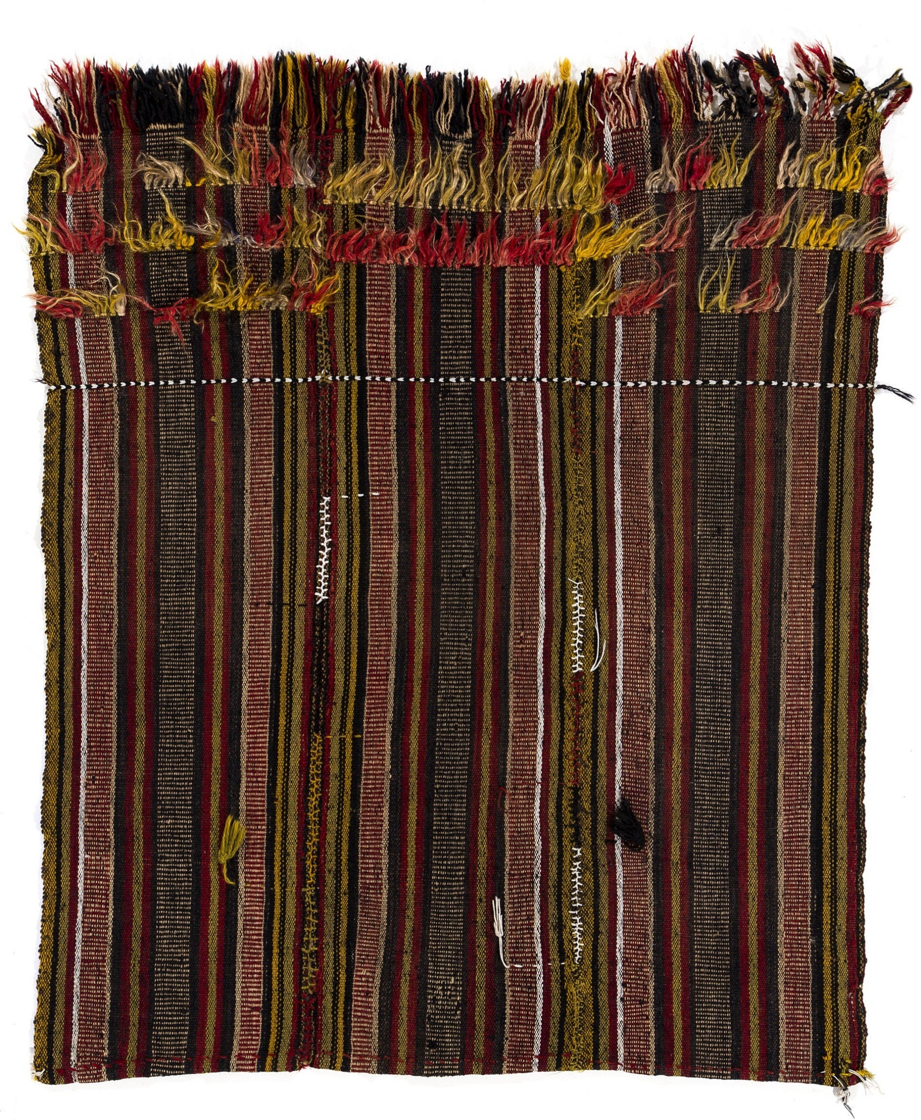 ヴィンテージ トライバル キリム。床敷物または壁掛け。3.7 x