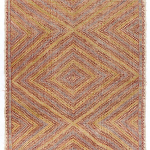 2.8 x 3.8 フィートのカラフルなヴィンテージ トルコ キリム