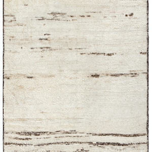 Minimalist Handmade &quot;Tulu&quot; Rug, 100% Organic Wool, Contemporary Scandinavian Carpet, Made-to-Order, Customizable. BKEF47