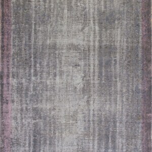 Distressed Vintage Area Rug Overdyed in Gray for Modern Interiors, Handknotted in Turkey. 6x9 Ft, BA437.