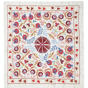 Arazzo ricamato da parete, 90x100 cm. Tovaglia in cotone. Copridivano fatto a mano. Plaid moderno. BST13