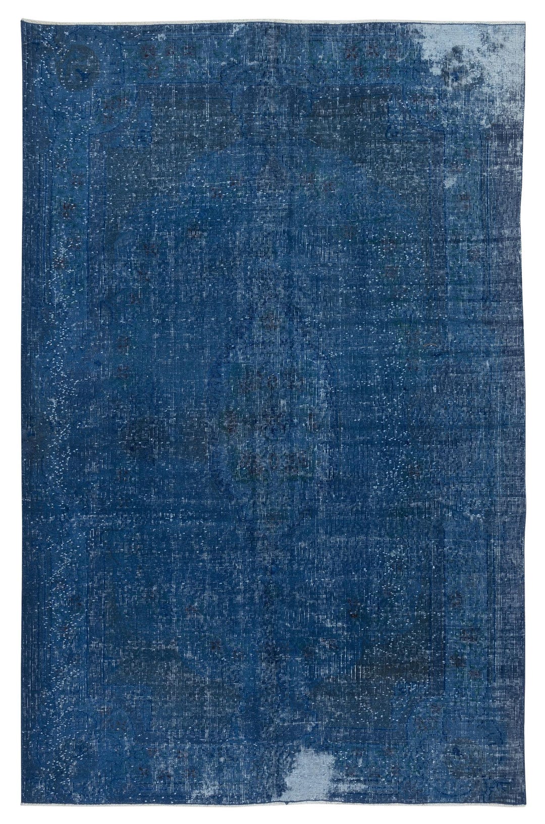 5.7x9 Ft Shabby Chic Style Blue Color Area Rug for Modern Interiors ...
