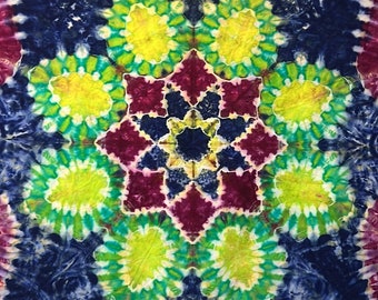 Handmade Tie Dyed tapestry