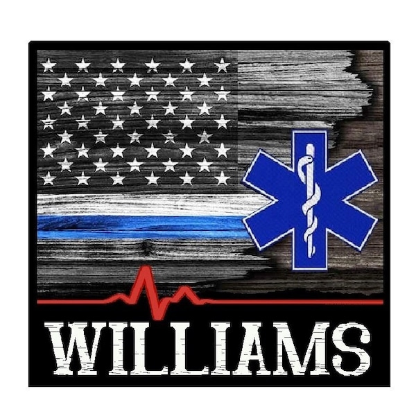 Personalized First Responder Gifts - Name Magnet - Locker - Paramedic - EMT - Medic