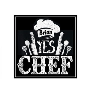 Personalized Chef Gifts | Yes Chef | Refrigerator Magnet