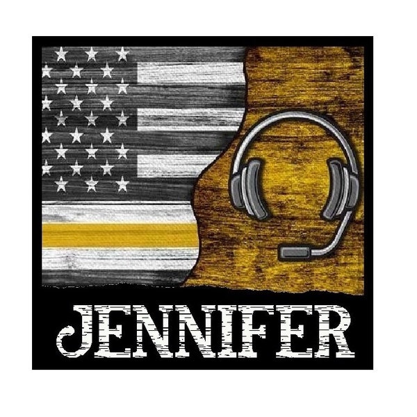 911 Dispatcher Gift | Personalized Custom Magnet With Name | Bulk Pricing