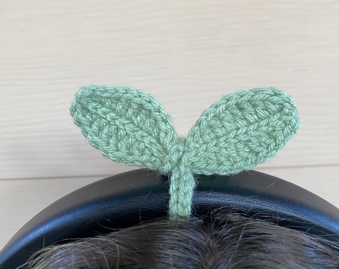 Crochet Headphone Sprout Accessory