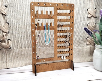 Jewelry Organizer | Earring Holder | Jewelry Holder | Earring Stand | Jewelry Display | Necklace Holder