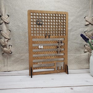 Rattan Earring Holder | Jewelry Holder | Earring Rack | Jewelry Display | Earring Organizer