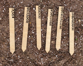 Plant Markers | Plant Labels | Garden Decor | Garden Markers | Garden Stakes | Herb Markers | Plant Tags