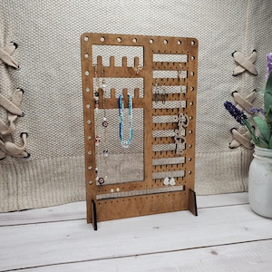 Jewelry Organizer | Earring Holder | Jewelry Holder | Earring Stand | Jewelry Display | Necklace Holder