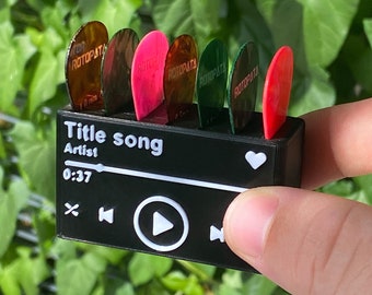 Guitar pick & plectrum holder display