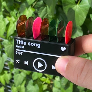 Guitar pick & plectrum holder display