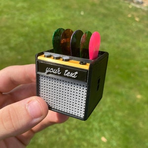 Guitar pick & plectrum holder display