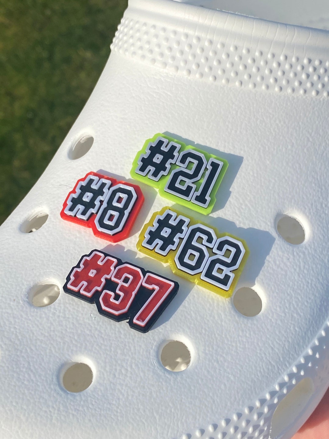 Custom Team Number Jibbitz for Crocs Etsy