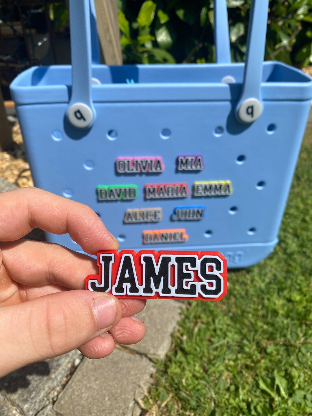 Custom Name BOGG BAG Jibbitz Etsy