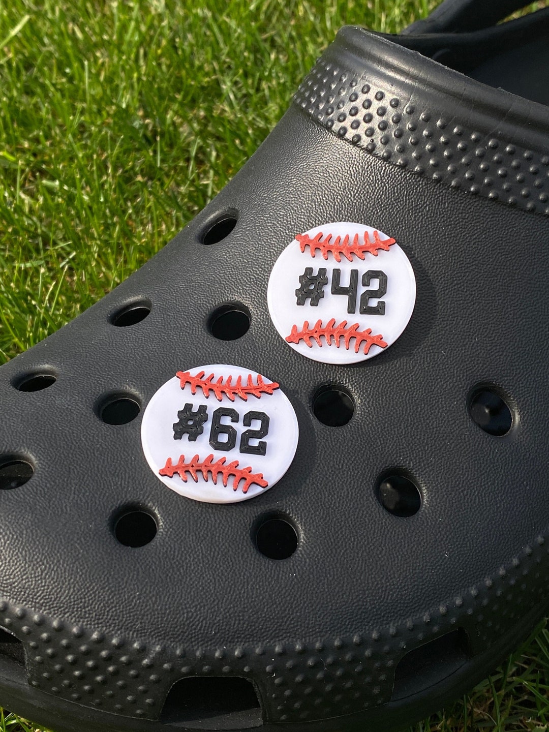 Custom Baseball Number Jibbitz for Crocs Etsy