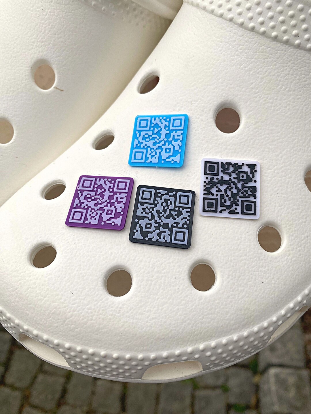 Custom Qrcode Jibbitz Etsy