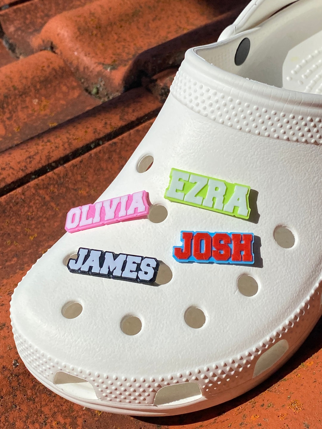 Custom Name and Text Jibbitz for Crocs Etsy New Zealand