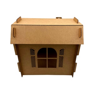 Cardboard haunted house for cats Clearance