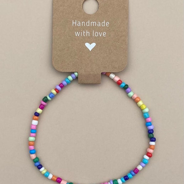 Beaded Multicolor Anklet