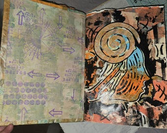 Handmade Mixed Media Artists Sketchbook